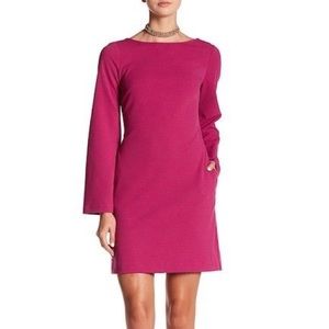 DONNA MORGAN 8 Shift Dress Raspberry Pink Pocket